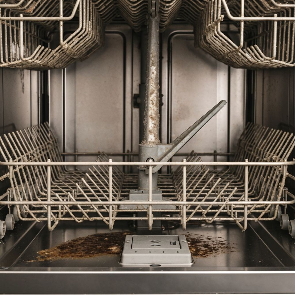 Dishwasher Cleaning - Before