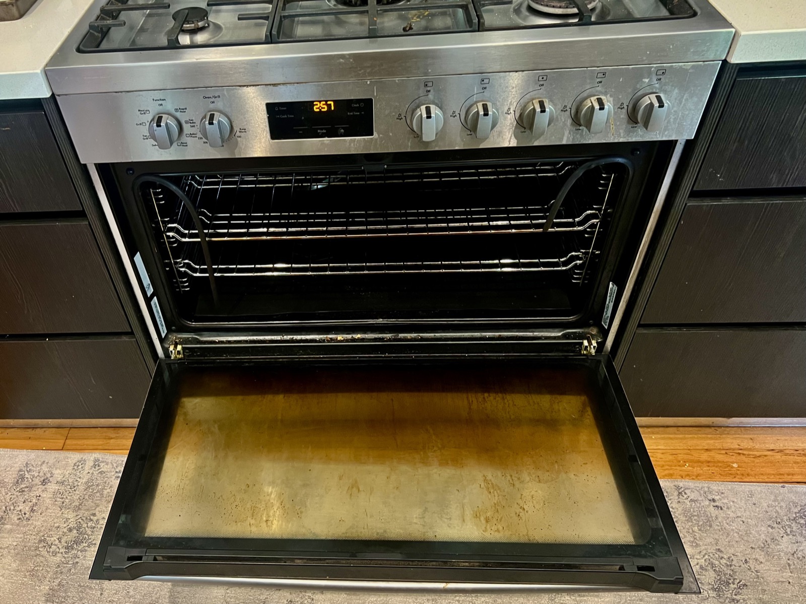 Oven Cleaning - Before